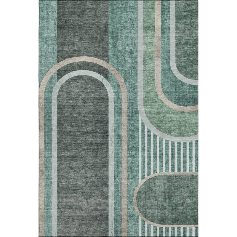 Premium Washable Super Soft Contemporary Deco Mayfield Rug