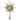 8" Gold Tinsel 8 Point Star Christmas Tree Topper - Clear Lights