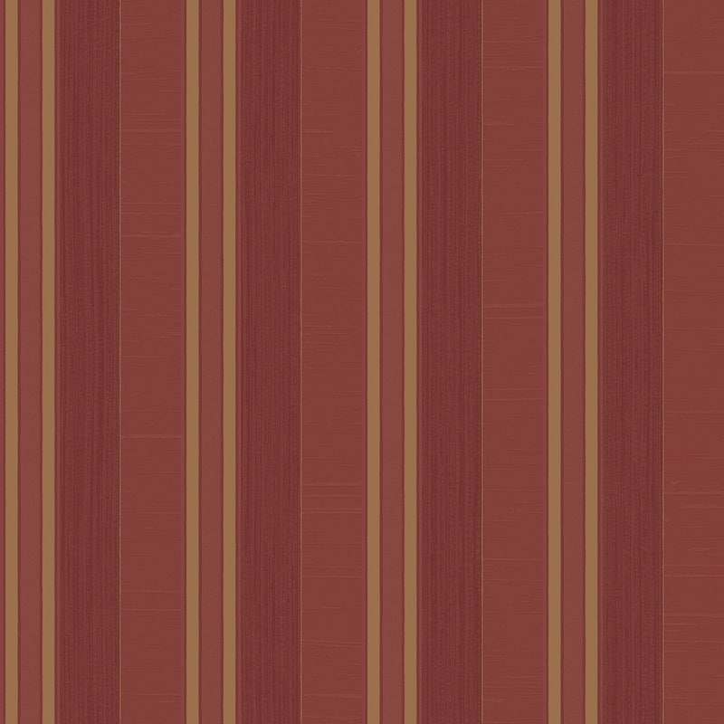 Galerie Wallcoverings Palazzo 2 Collection Silky Stripe Vinyl on Non-woven Matte Wallpaper Roll - 33 feet x 21 inches - Red