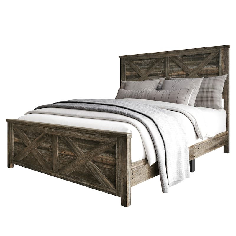 Clayfell Charboneau Panel Bed