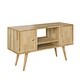 preview thumbnail 43 of 45, Carson Carrington Shorewood 3-Piece Mid Century Modern Vertical Chests and Entertainment Cabinet