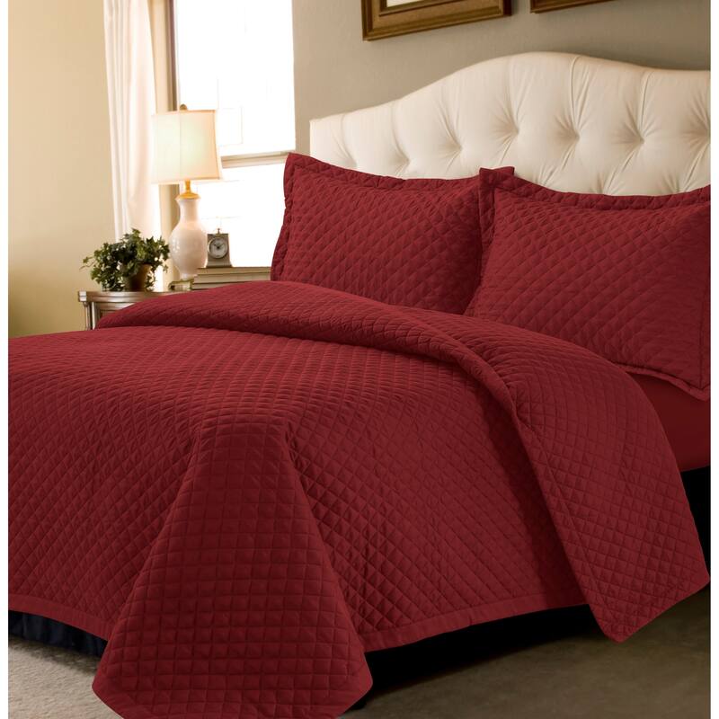 Brisbane Solid Oversized Quilt Set