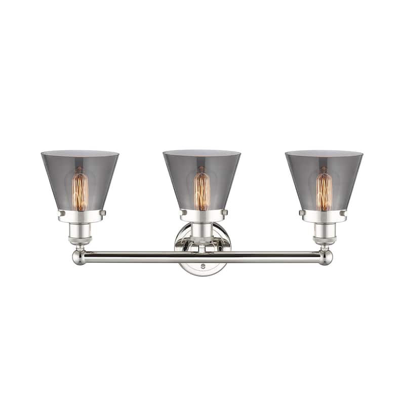 Innovations Lighting 616-3W-10-25 Cone Vanity Cone 3 Light 25" Wide