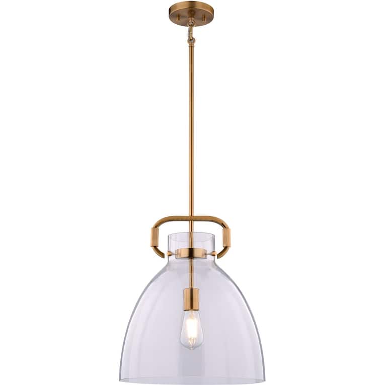 Vaxcel Lighting P0431 Madrona 14" Wide Pendant with Clear Glass Shade