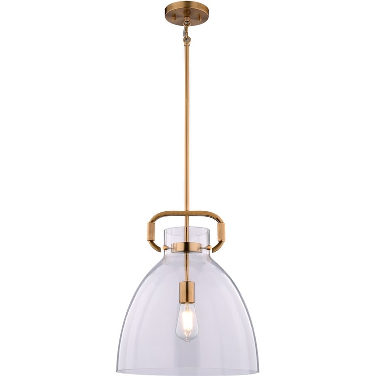 Vaxcel Lighting P0431 Madrona 14" Wide Pendant with Clear Glass Shade