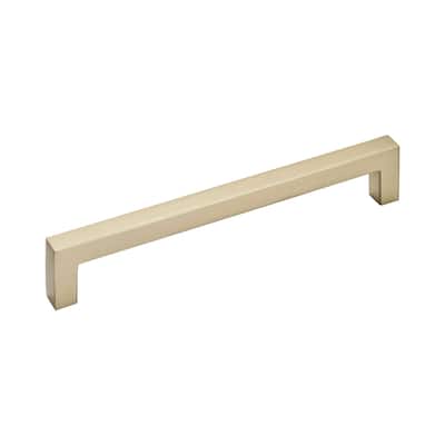 Monument 6-5/16 in (160 mm) Center-to-Center Golden Champagne Cabinet Pull - 6.313