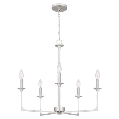 Prescott 5-Light Brushed Nickel Chandelier