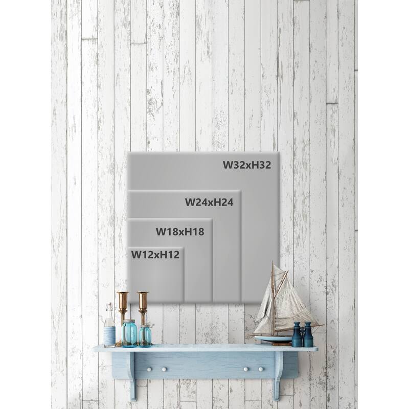Blue Iceberg Floater Framed Print on Canvas