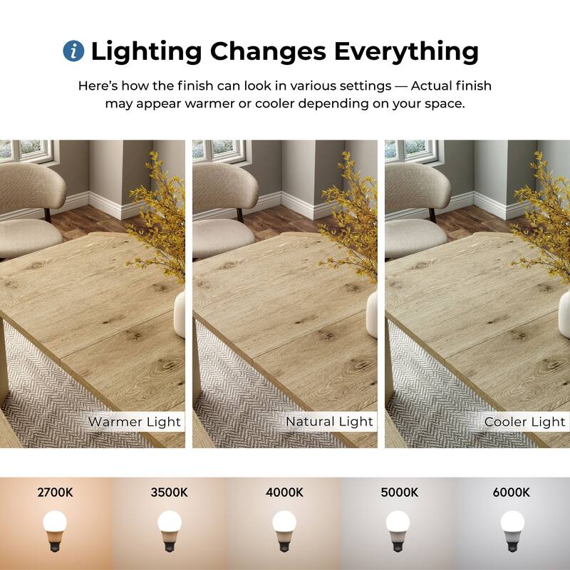 Furniture of America Elira Modern Oak 84-inch Solid Wood Expandable Dining Table