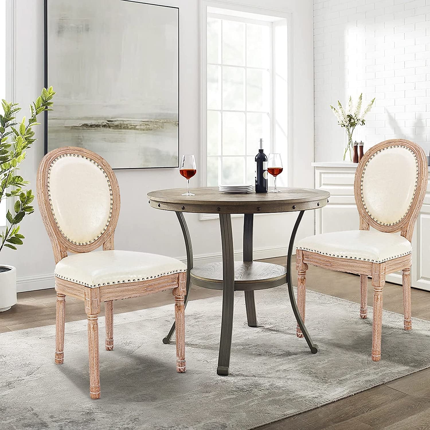 Round back sales french dining chair