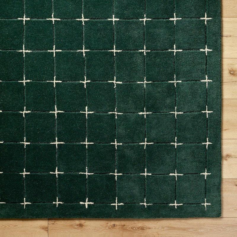 Livabliss Brook Glam Plaid Area Rug