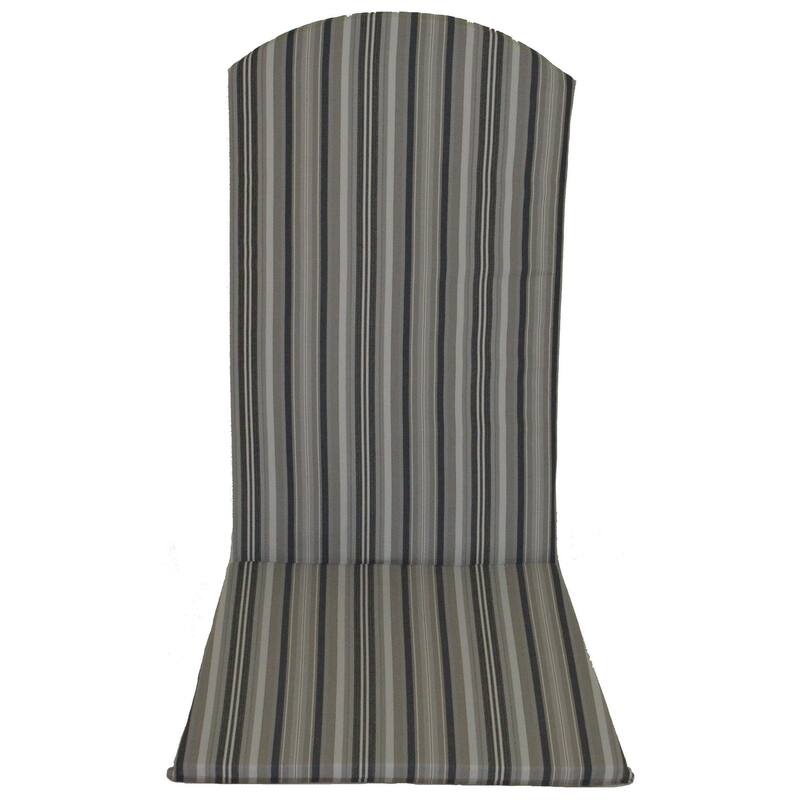 Full Rocker Cushion - Gray Stripe