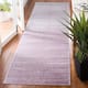 SAFAVIEH Adirondack Vera Modern Ombre Distressed Stripe Area Rug - 2'6" x 6' Runner - Purple/Green