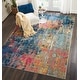 preview thumbnail 28 of 27, Nourison Celestial Abstract Area Rug 6'7" x 9'7" - Blue/Yellow - Runner/Rectangle