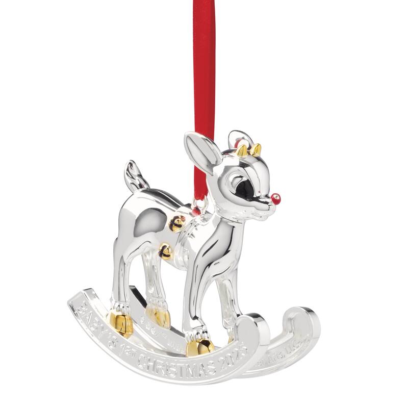 Lenox 2025 BABY'S 1ST CHRISTMAS RUDOLPH ORN