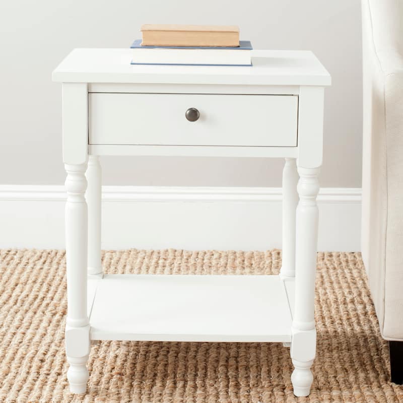 SAFAVIEH Tami Offwhite Accent Table 20" x 16" x 25" On Sale Bed