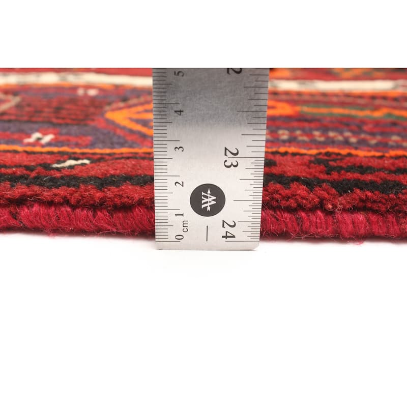 ECARPETGALLERY Hand-knotted Andelz Red Wool Rug - 4'2 x 6'8