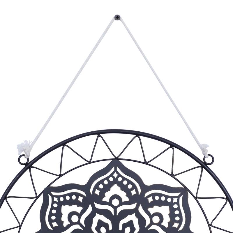 Black Iron Contemporary Wall Decor