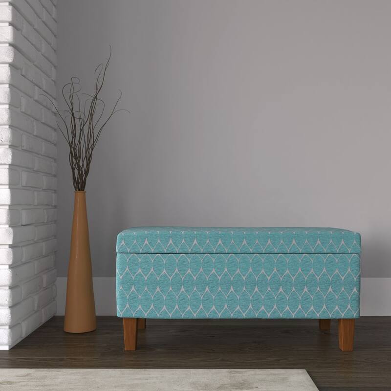 Porch & Den Harmar Large Textured Storage Bench