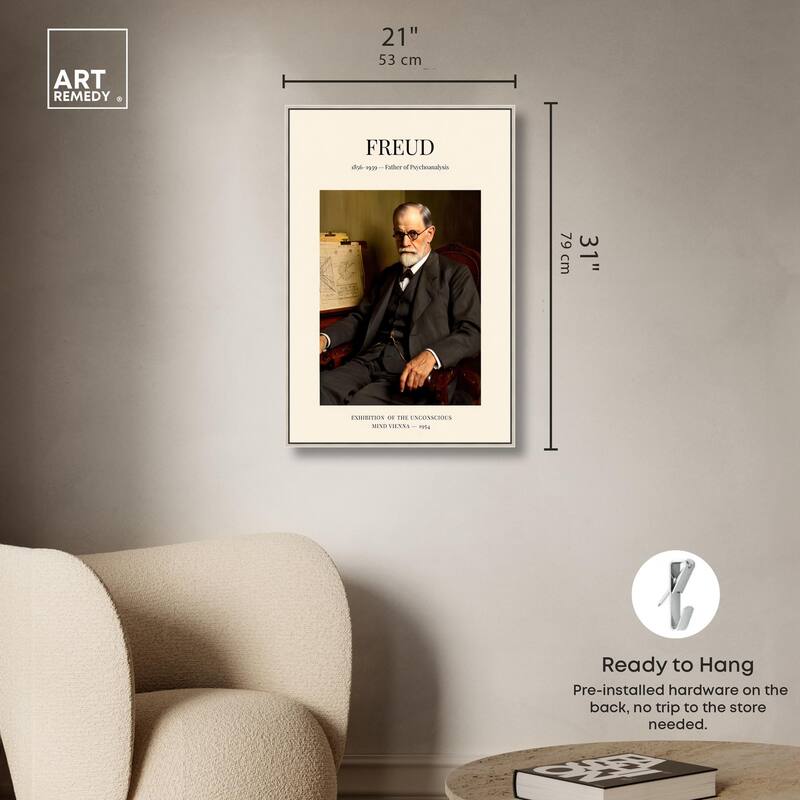 Father of Psychoanalysis Canvas by Art Remedy