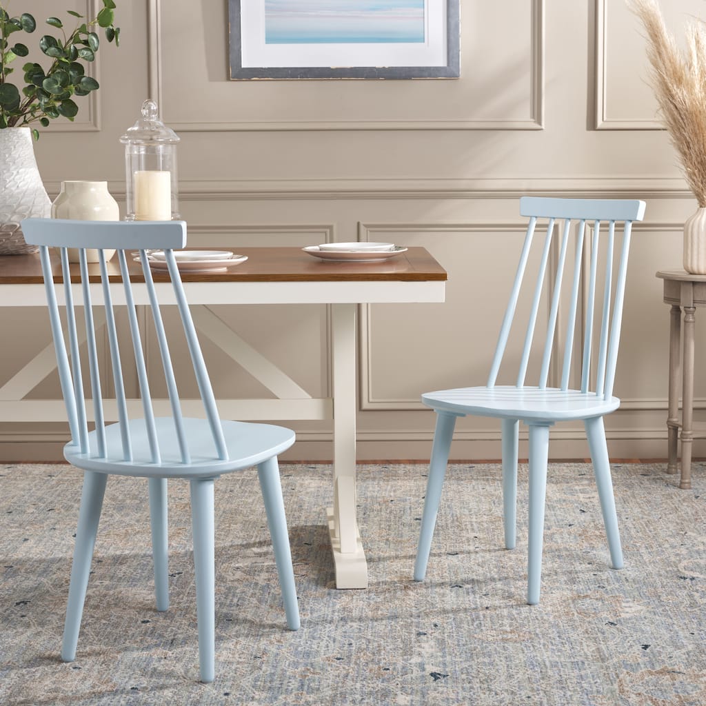 SAFAVIEH Home Burris 18-inch Side Chair [SET of 2] - 17"W x 21"D x 36"H