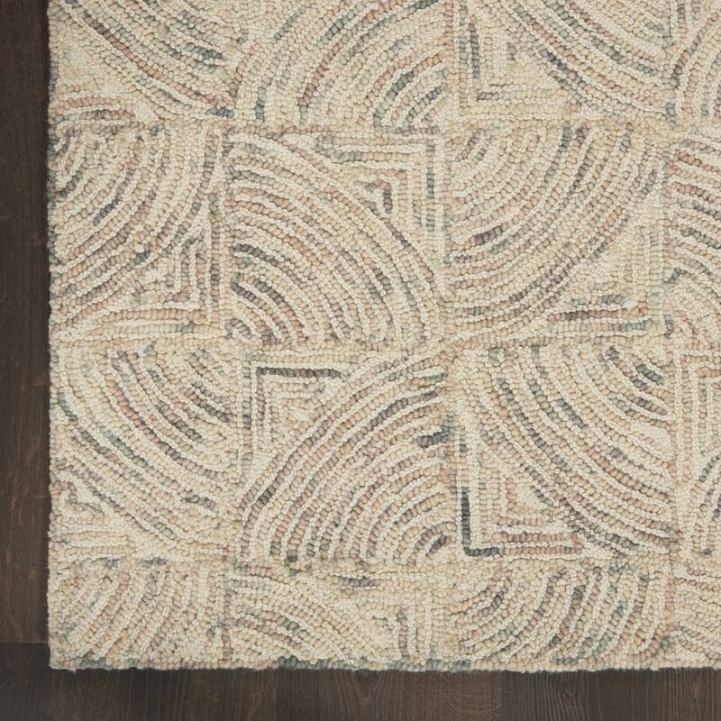 Power Loomed Geometric Modern Soft Area Rug - 126' X '96' X '0.5