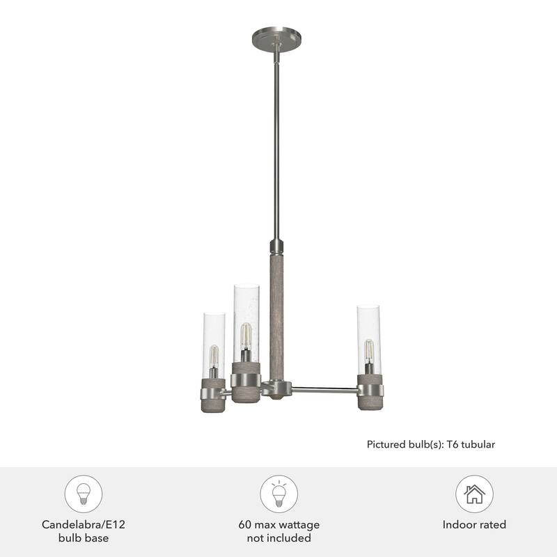 Hunter River Mill Chandelier - Dining Room, Entry - Modern Mountain, Rustic, Round, Industrial