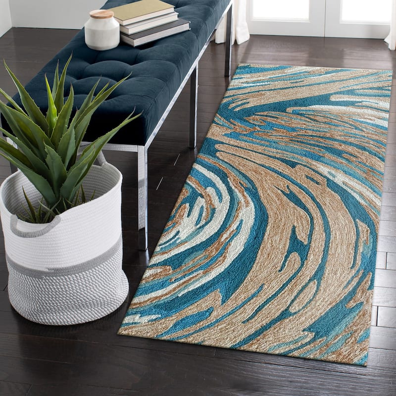 Liora Manne Capri Big Wave Indoor/Outdoor Area Rug