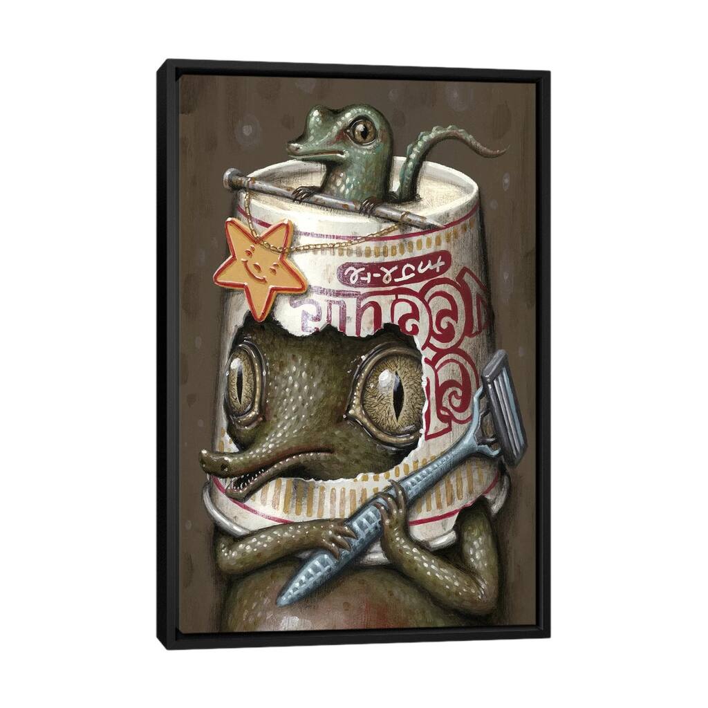 iCanvas "Refusuffix VI" by Jason Limon Framed Canvas Print