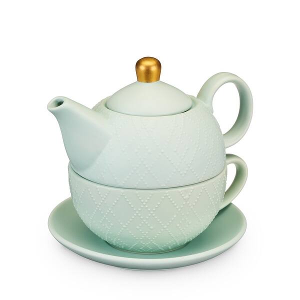 Noelle Ceramic Electric Tea Kettle in Mint