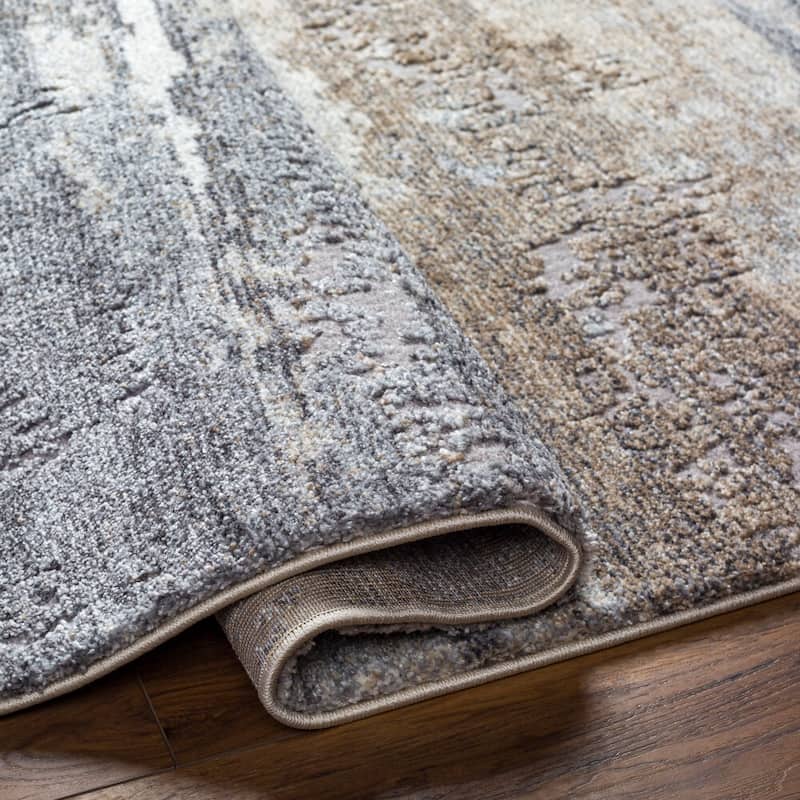 Livabliss Industrial Tuscany Abstract Area Rug