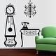 preview thumbnail 3 of 3, Walplus Black Phone Furniture Set Wall Sticker Nursery Decor Decal