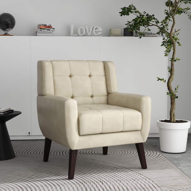 Tufted Arm Chair Upholstered Lounge Chair
