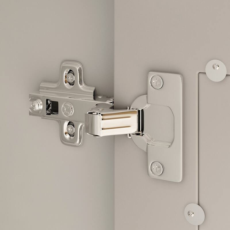 Timechee 55.1'' Accent Storage Cabinet Mirror Sideboard Buffet Cabinet