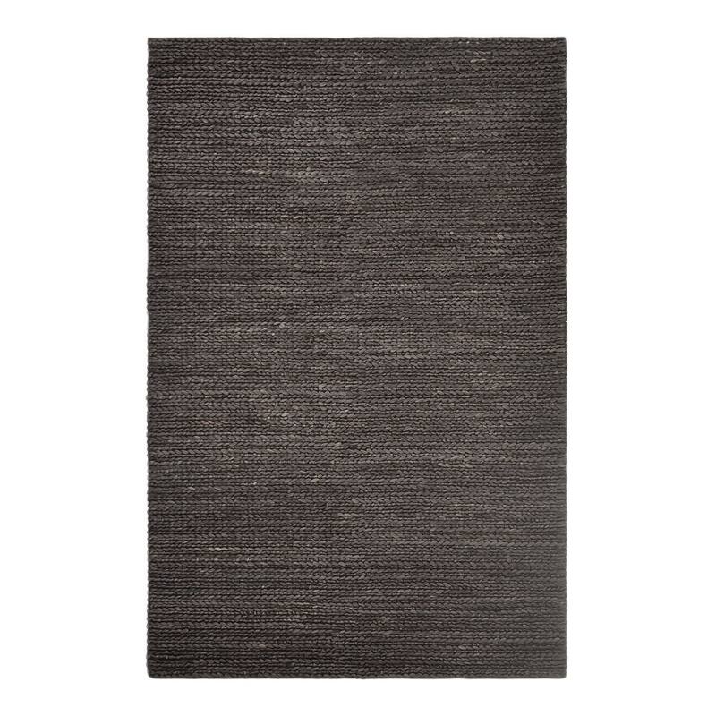 Overton Handmade Modern Contemporary Solid Area Rug