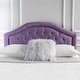 preview thumbnail 3 of 21, Killian Tufted Upholstered Headboard by Christopher Knight Home Light Purple