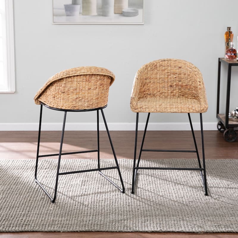 SEI Furniture Landrine Counter Stool Set - 21"W x 22"D x 35"H