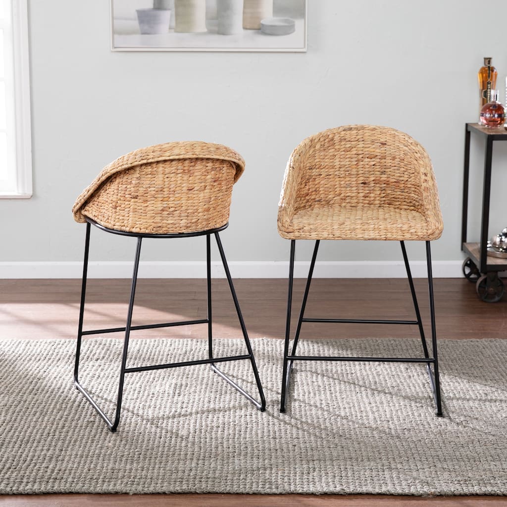 SEI Furniture Landrine Counter Stool Set - 21"W x 22"D x 35"H