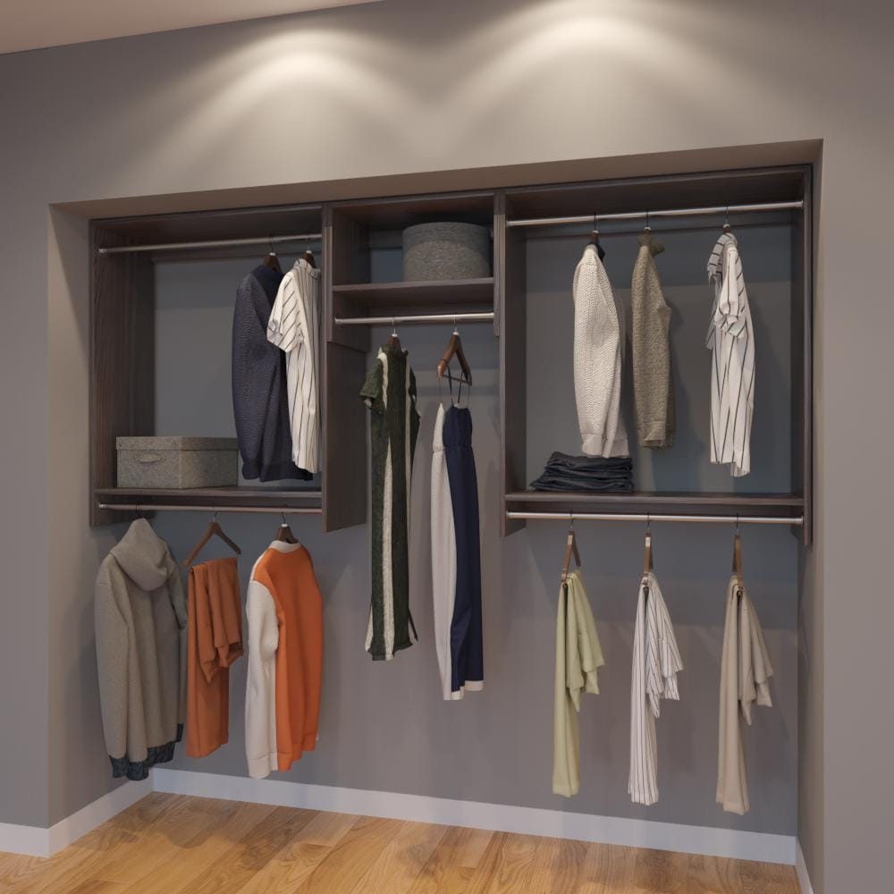 Shop Modular Closets 8ft Closet Organizer System 96 Inch Style A Overstock 21706541