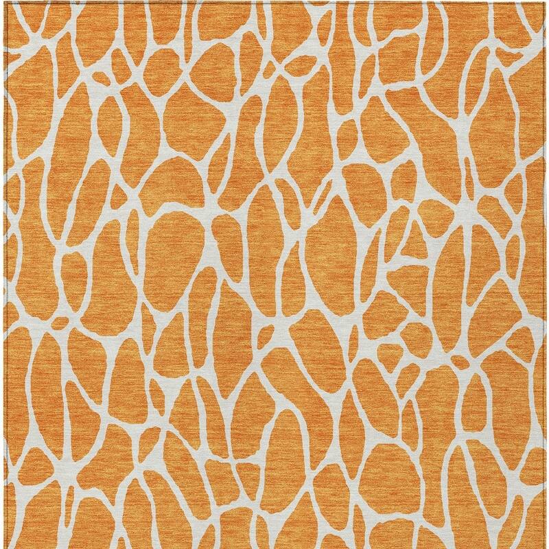 HomeRoots Geometric Transitional Rectangle Outdoor Rug