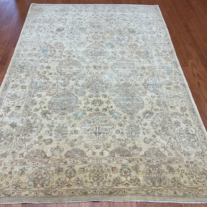 HERAT ORIENTAL Handmade Khotan Wool Rug - 6'1" x 9'6"