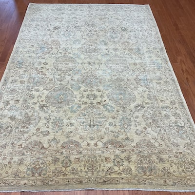 HERAT ORIENTAL Handmade Khotan Wool Rug - 6'1" x 9'6"