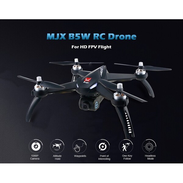 mjx bugs 5 w b5w 5g wifi fpv with 1080p camera gps brushless altitude hold rc drone quadcopter rtf