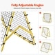 preview thumbnail 5 of 9, Iron Tube Soccer Rebounder Net, 2x2 Mesh, Adjustable Angle, Foldable and Portable