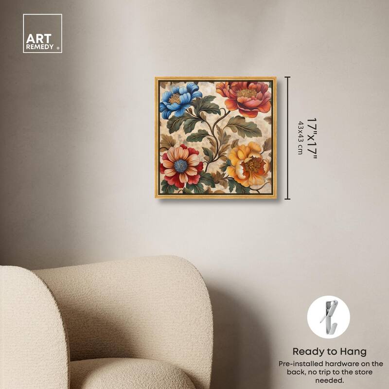 Golden Gardenia III Canvas by Art Remedy