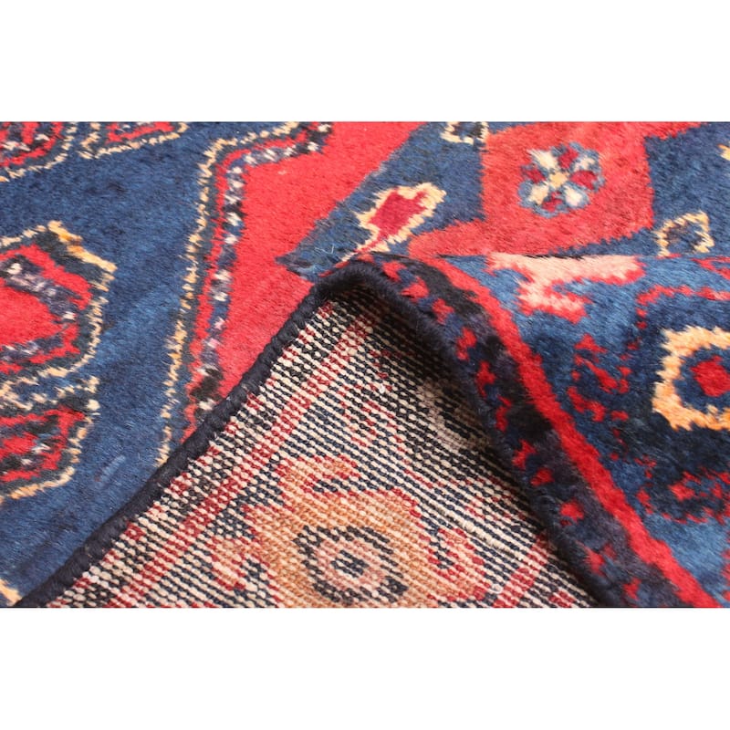 ECARPETGALLERY Hand-knotted Anadol Navy Wool Rug - 3'4 x 4'9