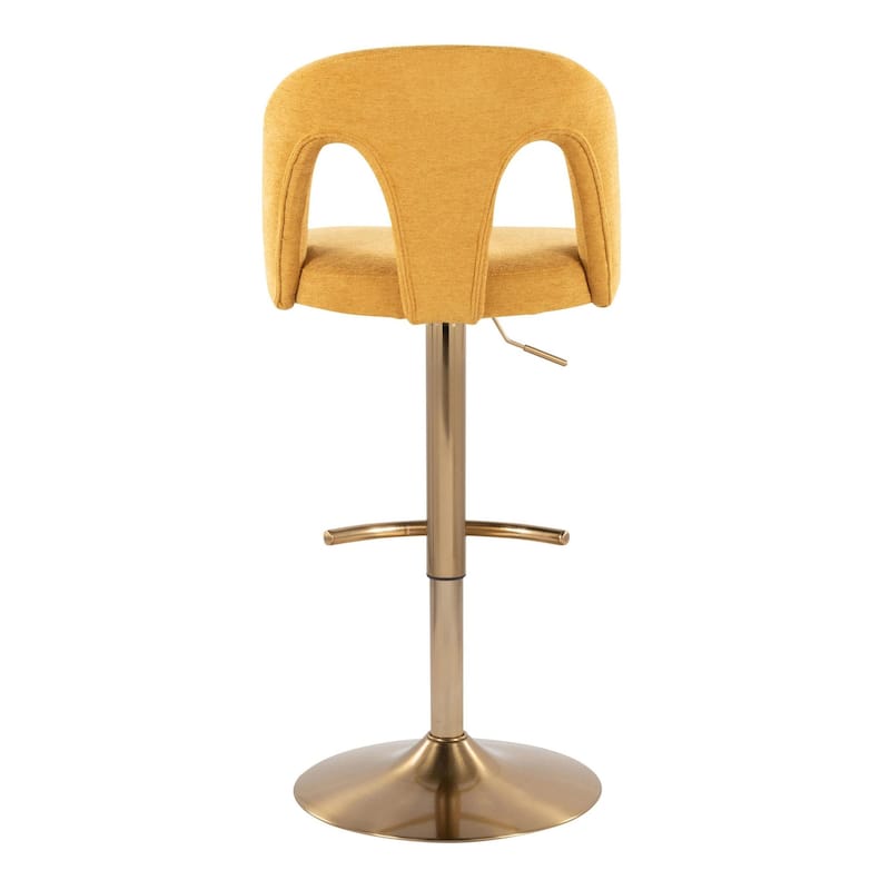 Ava Upholstered Adjustable Barstool - Set of 2