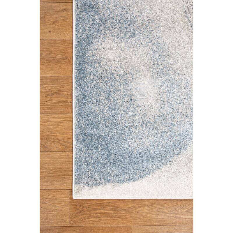Marina Collection Abstract Multicolor Area Rug