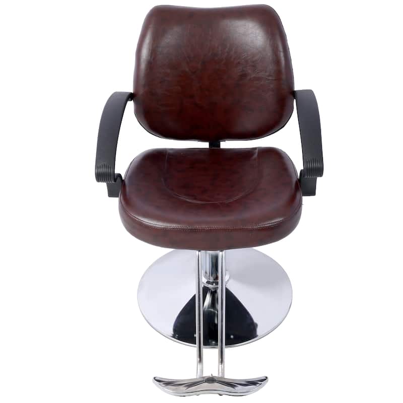 Hair Salon Chair Styling Heavy Duty Hydraulic Pump Barber Chair Beauty Shampoo Barbering Chair,with Barber Cape