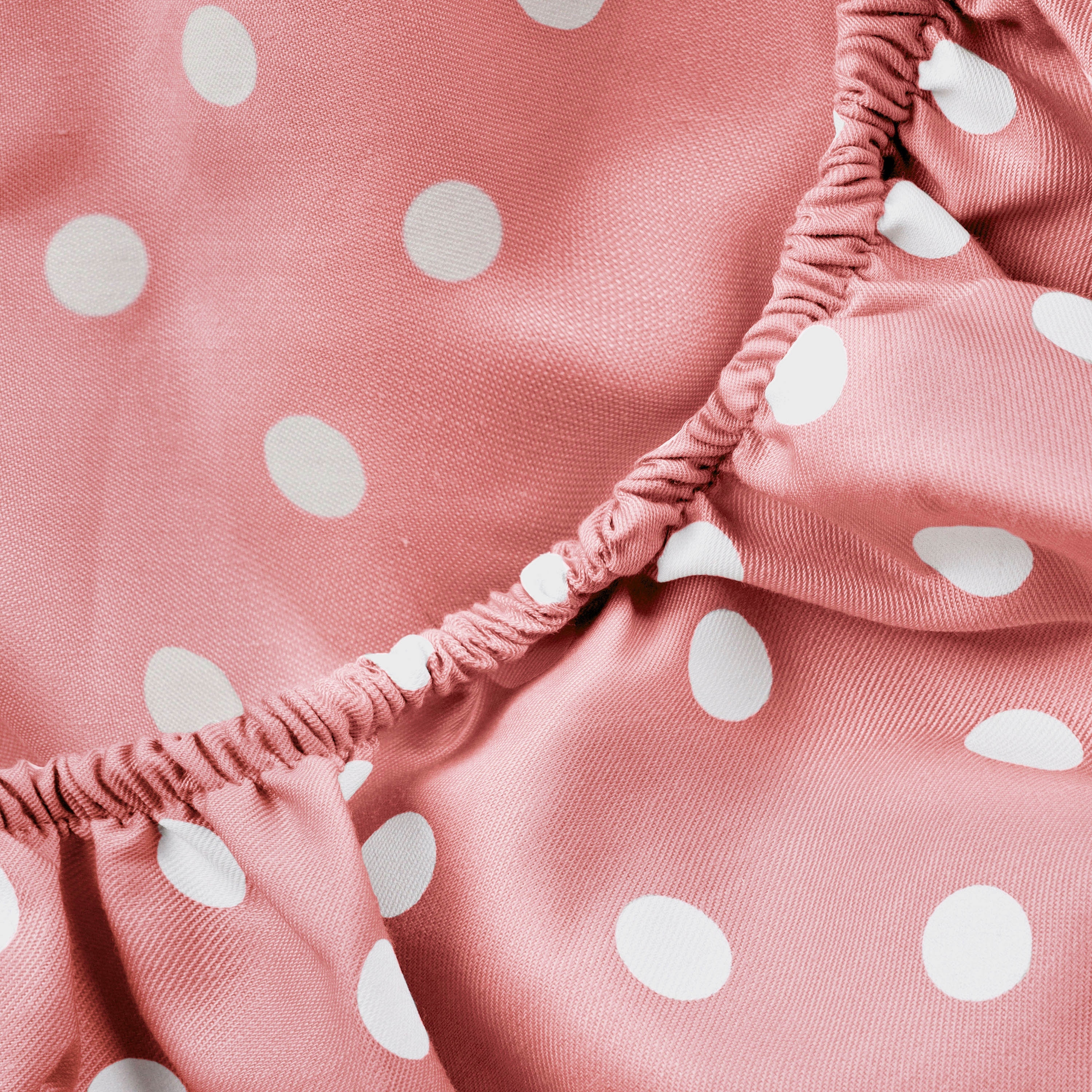 Superior Thread Count 600TC Cotton Blend Polka Dot Bed Sheet-image